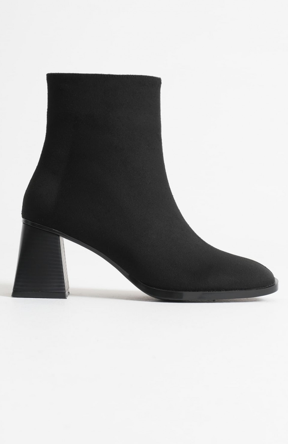 Kadın Siyah Süet Topuklu BotTR08MK24D Somersan Giyim | Kadın, Erkek ve Çocuk Moda