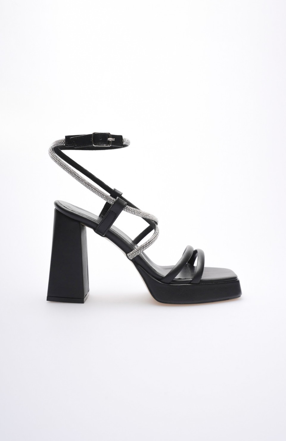 Kadın Siyah Topuklu Sandalet TR12MY02A Somersan Giyim | Kadın, Erkek ve Çocuk Moda