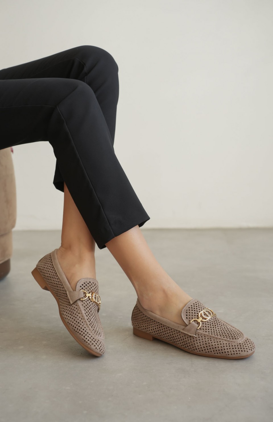 Kadın Süet Vizon Günlük Ayakkabı TR27MS02D Somersan Giyim | Kadın, Erkek ve Çocuk Moda