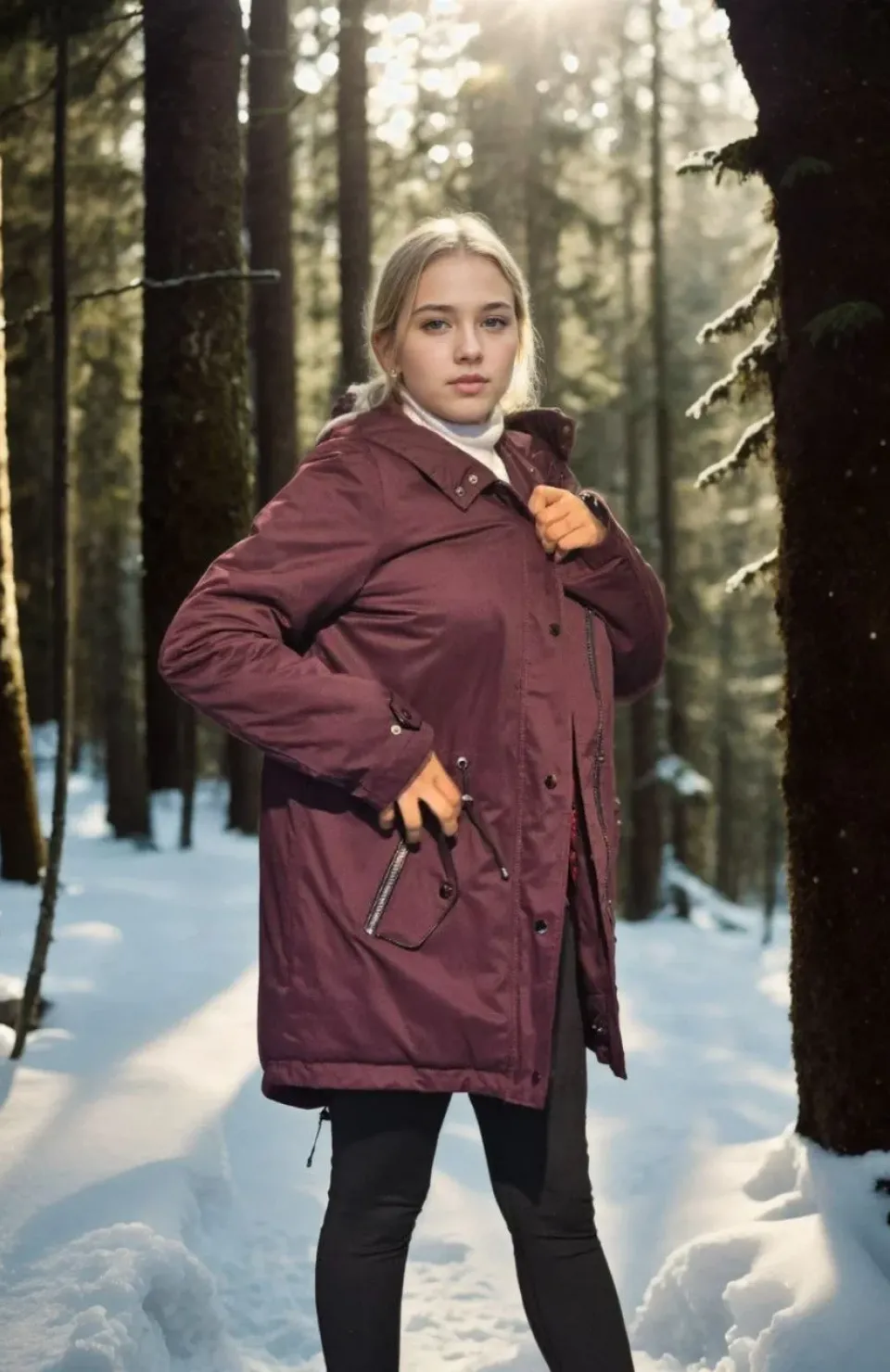 Kadın Uzun Kollu Hakiki Deri Ceket - Bordo Somersan Giyim | Kadın, Erkek ve Çocuk Moda