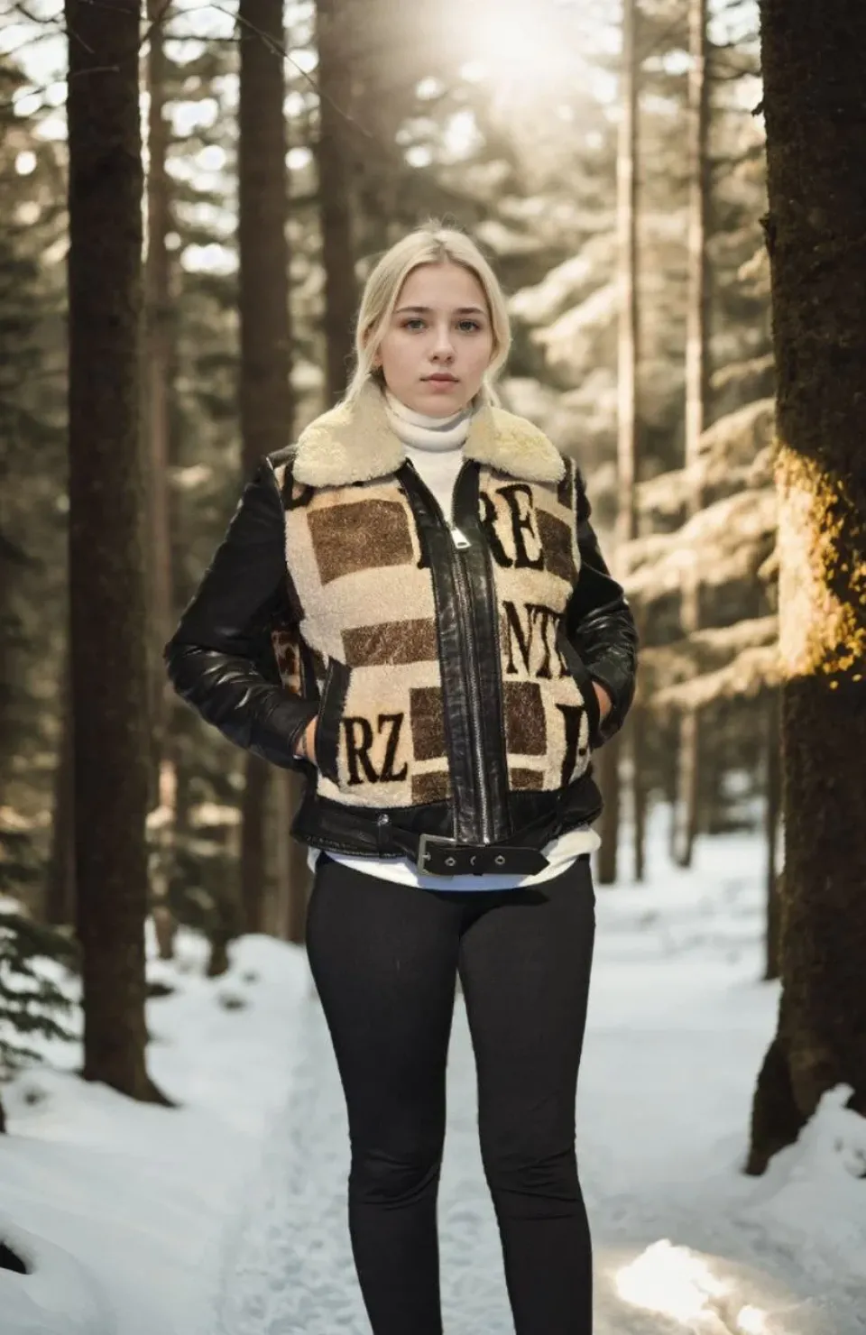 Kadın Uzun Kollu Hakiki Deri Kürk - Siyah Somersan Giyim | Kadın, Erkek ve Çocuk Moda