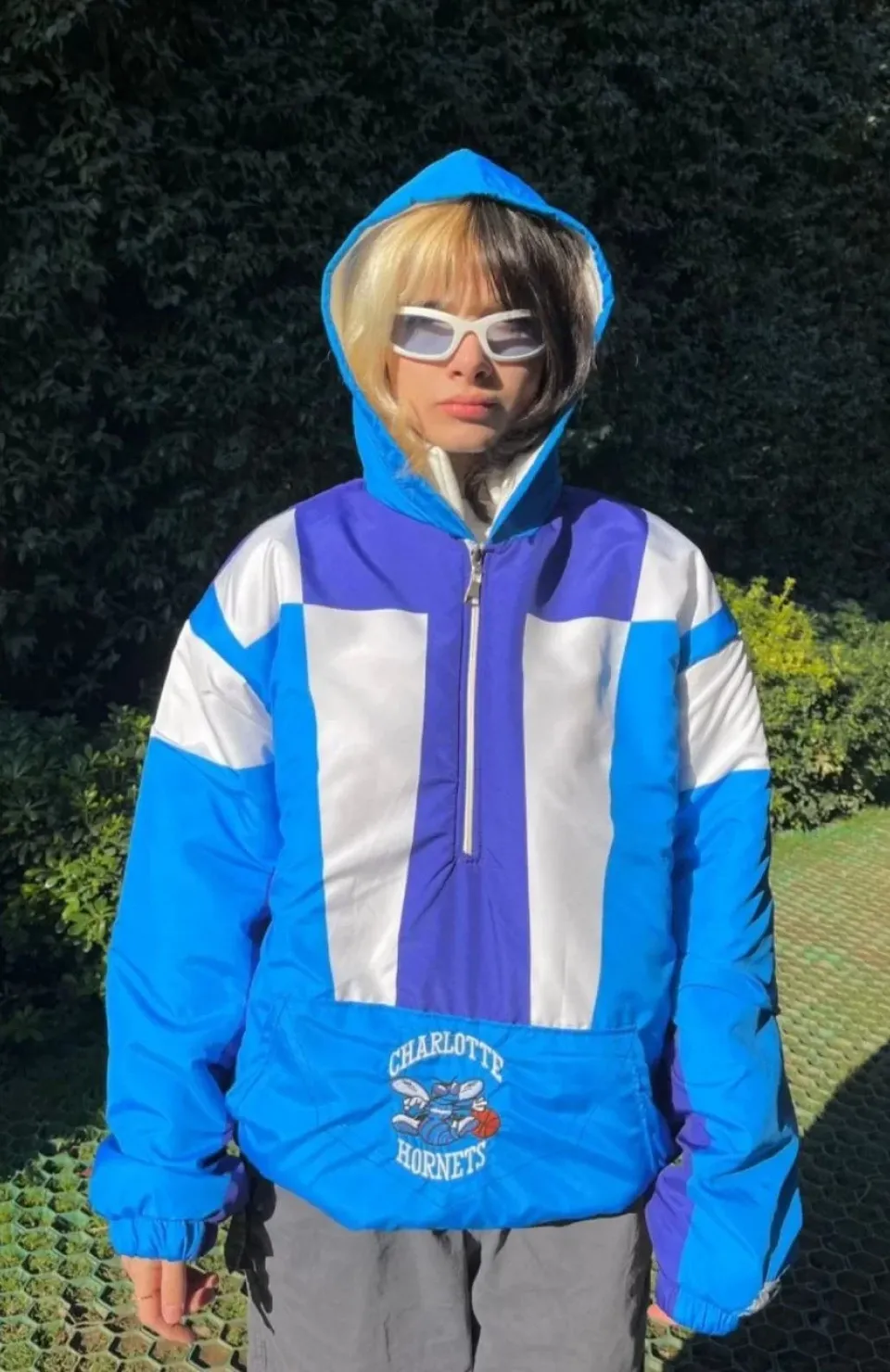 Kadın Yarım Fermuarlı İçi Astarlı Mont - Mavi