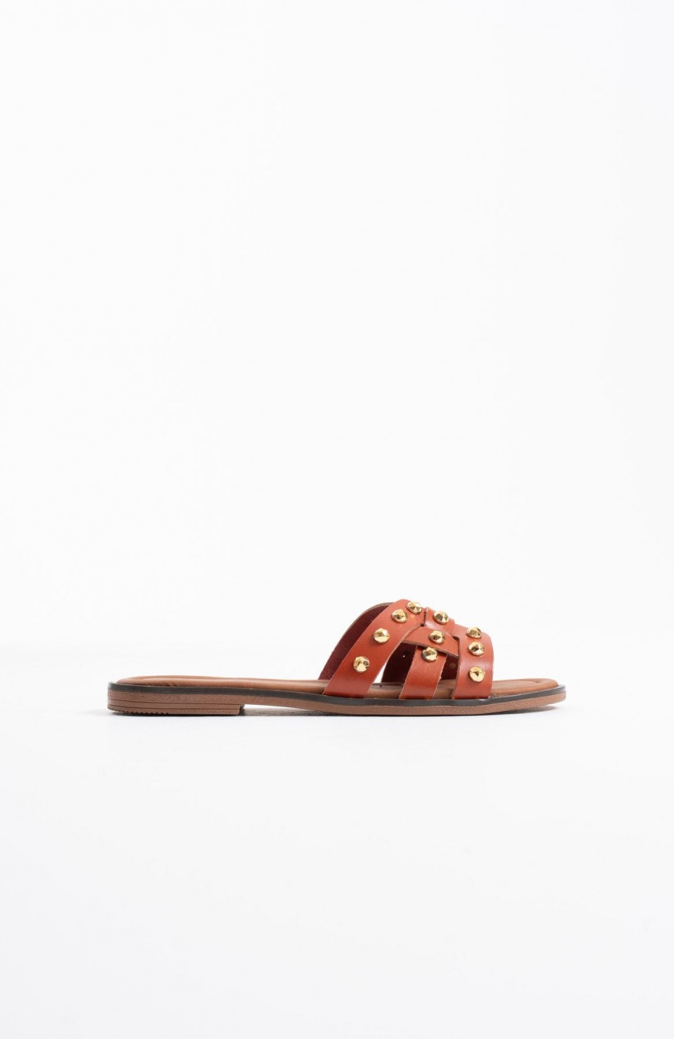 Kiremit Hakiki Deri Terlik TR31MY68G Somersan Giyim | Kadın, Erkek ve Çocuk Moda