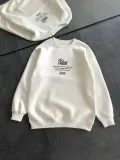 Kışlık Bisiklet Yaka Ön Ve Arka Baskılı SweatShirt - Beyaz Somersan Giyim | Kadın, Erkek ve Çocuk Moda