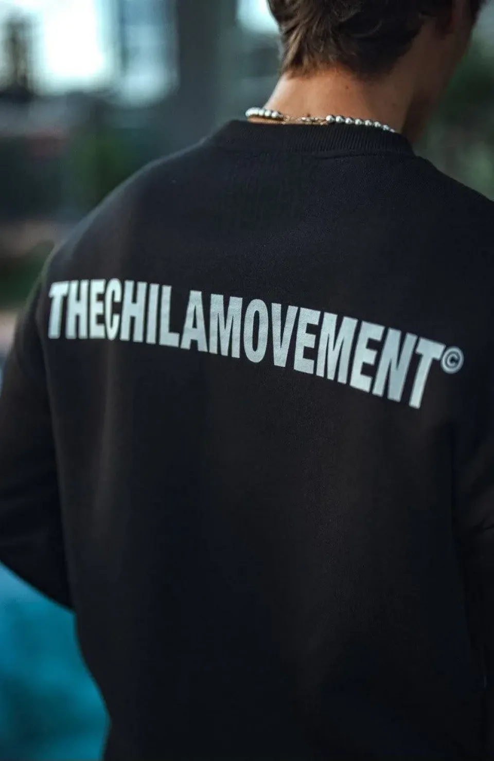 Kışlık Bisiklet Yaka Oversize Baskılı SweatShirt - Siyah Somersan Giyim | Kadın, Erkek ve Çocuk Moda