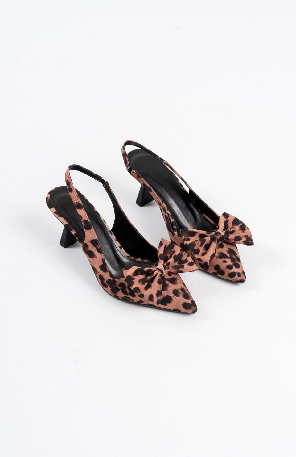Koyu Leopar Kadın Topuklu Ayakkabı TR08MS40L Somersan Giyim | Kadın, Erkek ve Çocuk Moda