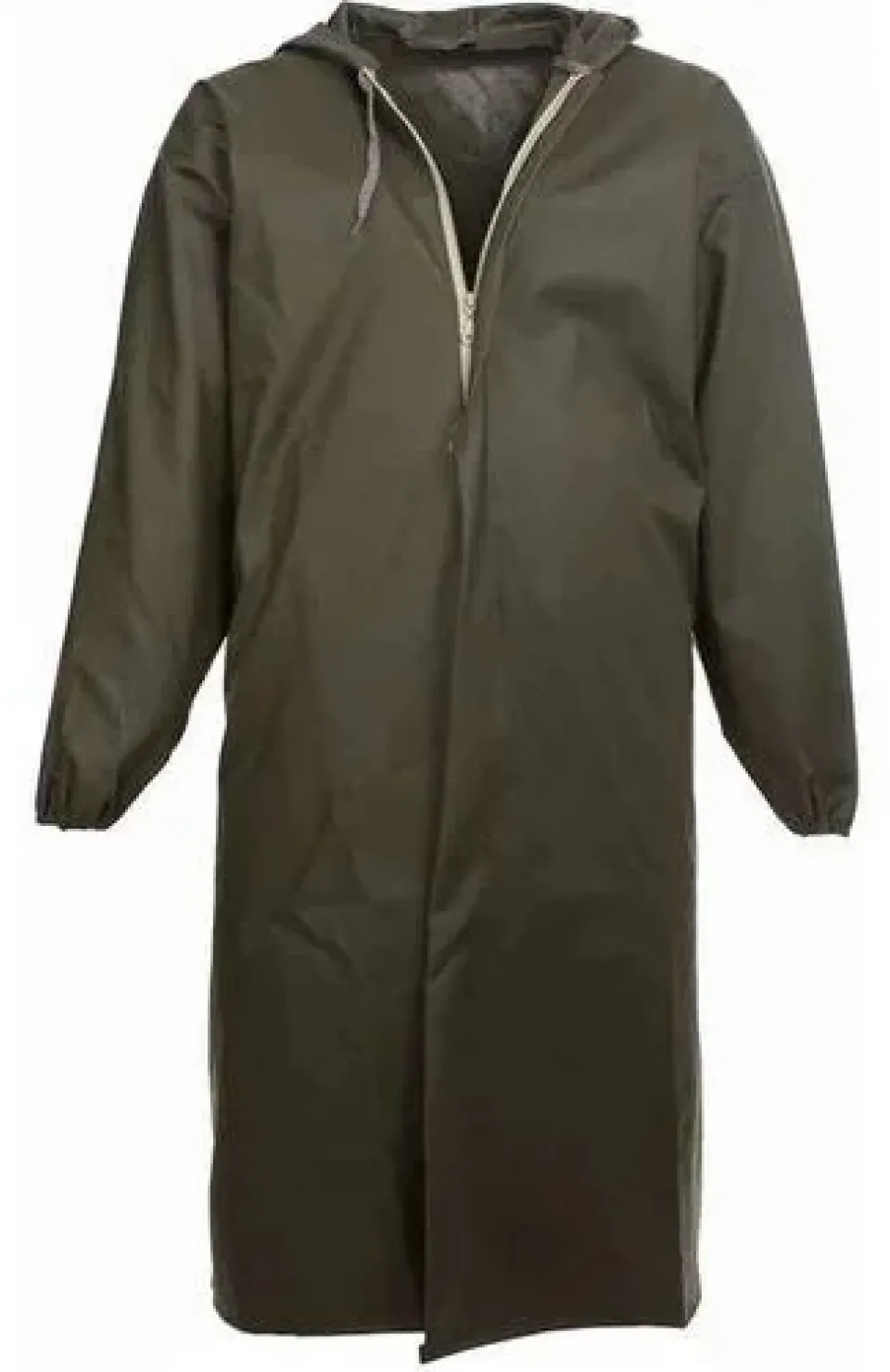 Liman, Avci, Balıkçı, Kurye Kapüşonlu Pardösü Yağmurluk - Haki