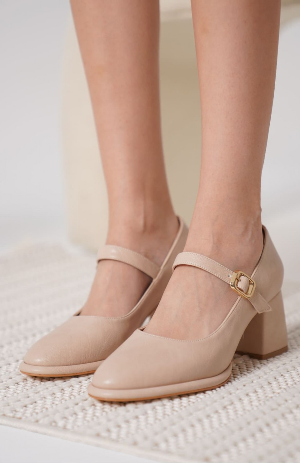 Nude Cilt Kadın Topuklu Ayakkabı TR18MS08D Somersan Giyim | Kadın, Erkek ve Çocuk Moda