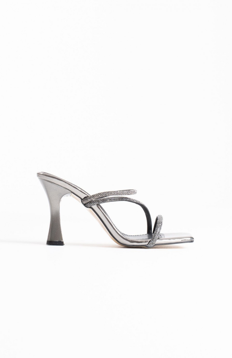 Platin Taşlı Topuklu Kadın Terlik TR20MY04E Somersan Giyim | Kadın, Erkek ve Çocuk Moda