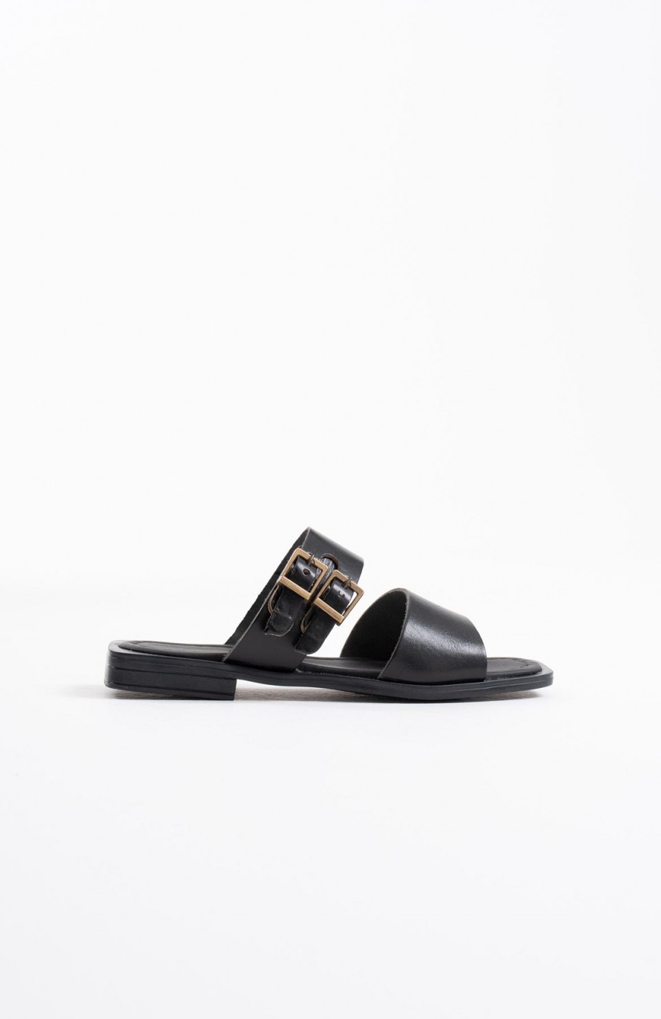 Siyah Hakiki Deri Terlik TR31MY33A Somersan Giyim | Kadın, Erkek ve Çocuk Moda