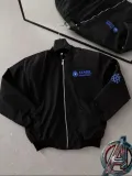 Stark Industries Siyah Bomber Mont – Fermuarlı, Cepli, Uzun Kollu, Kapitone Astarlı, Bahar ve Kış Mevsimi Rahat Unisex Ceket - Siyah Somersan Giyim | Kadın, Erkek ve Çocuk Moda