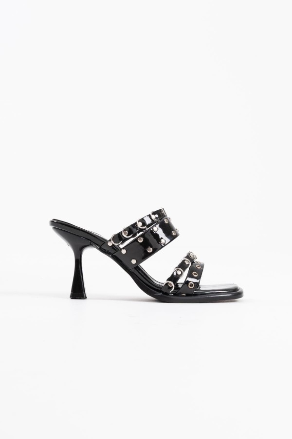 Topuklu Kadın Siyah Terlik TR02MY03A