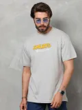 Unisex Basic Bisiklet Yaka Oversize T-Shirt - Gri Somersan Giyim | Kadın, Erkek ve Çocuk Moda