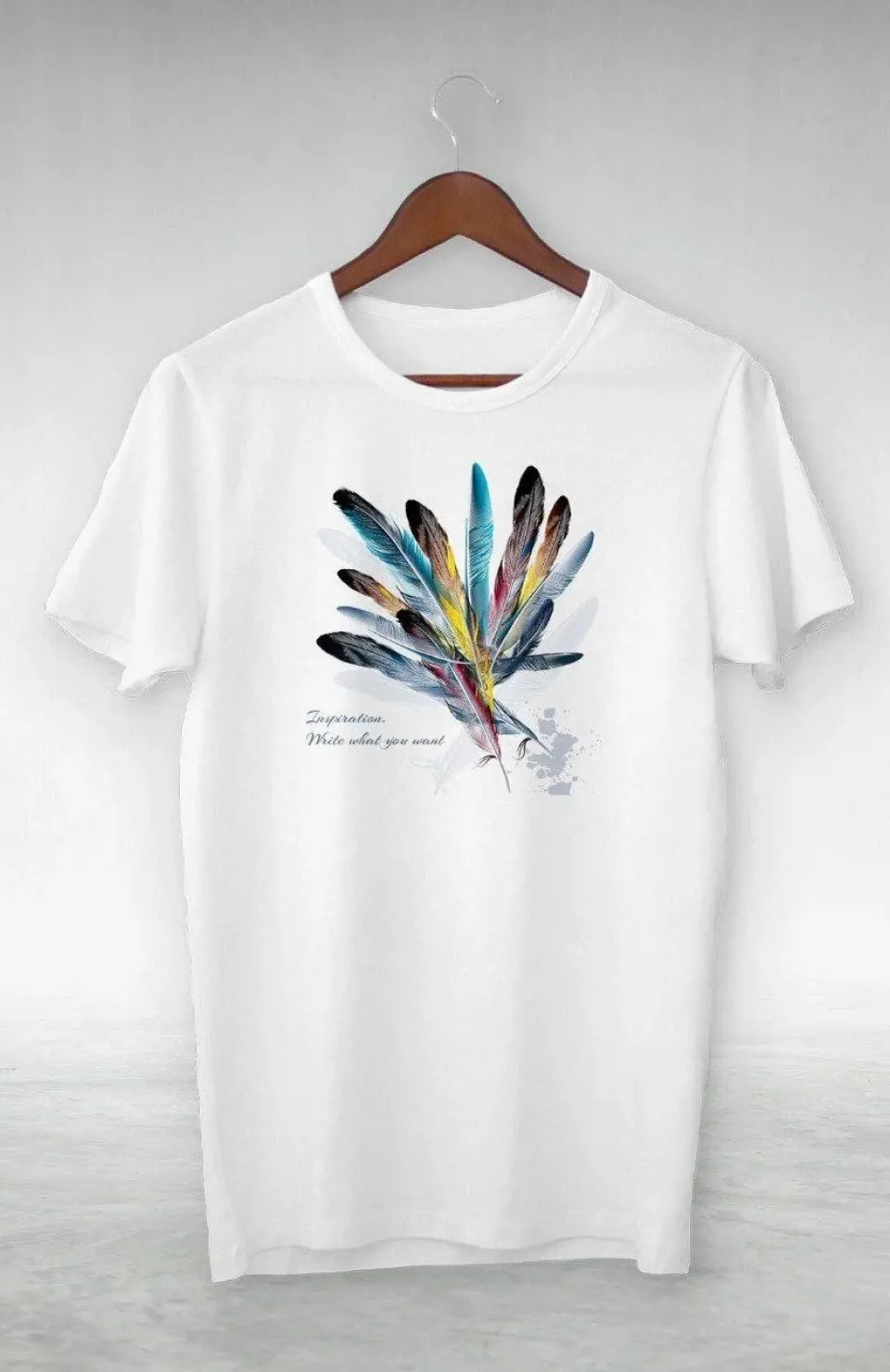 Unisex Baskılı Oversize T-Shirt - Beyaz Somersan Giyim | Kadın, Erkek ve Çocuk Moda