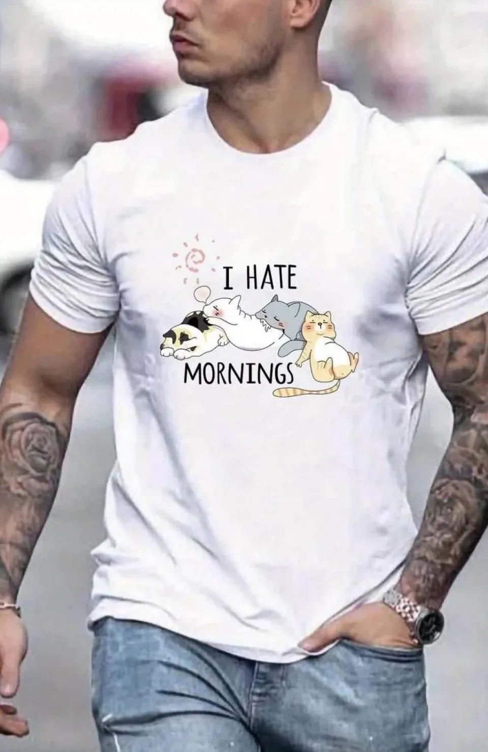 Unisex Baskılı Oversize T-Shirt - Beyaz Somersan Giyim | Kadın, Erkek ve Çocuk Moda