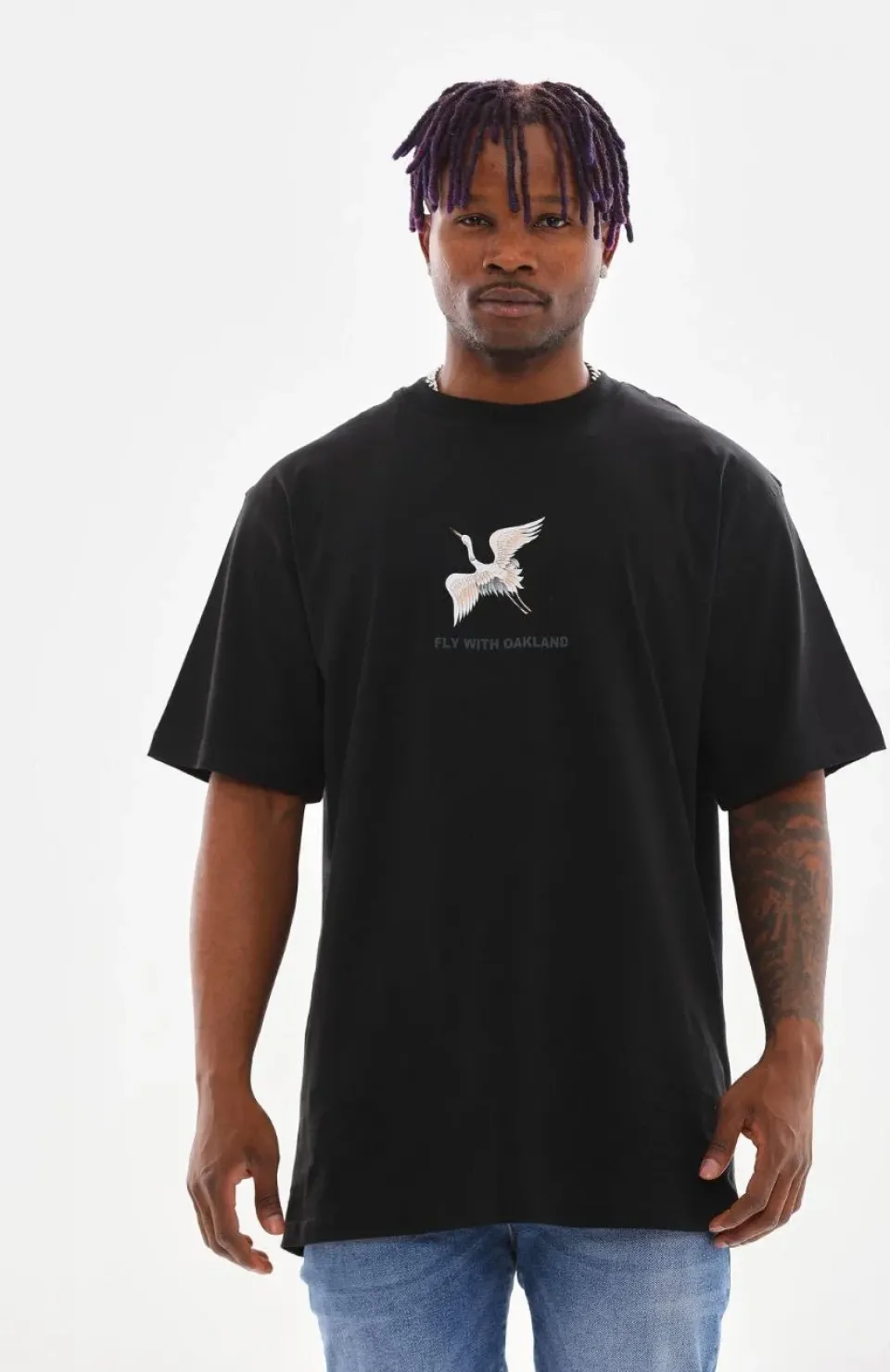 Unisex Baskılı Oversize T-Shirt - Siyah Somersan Giyim | Kadın, Erkek ve Çocuk Moda