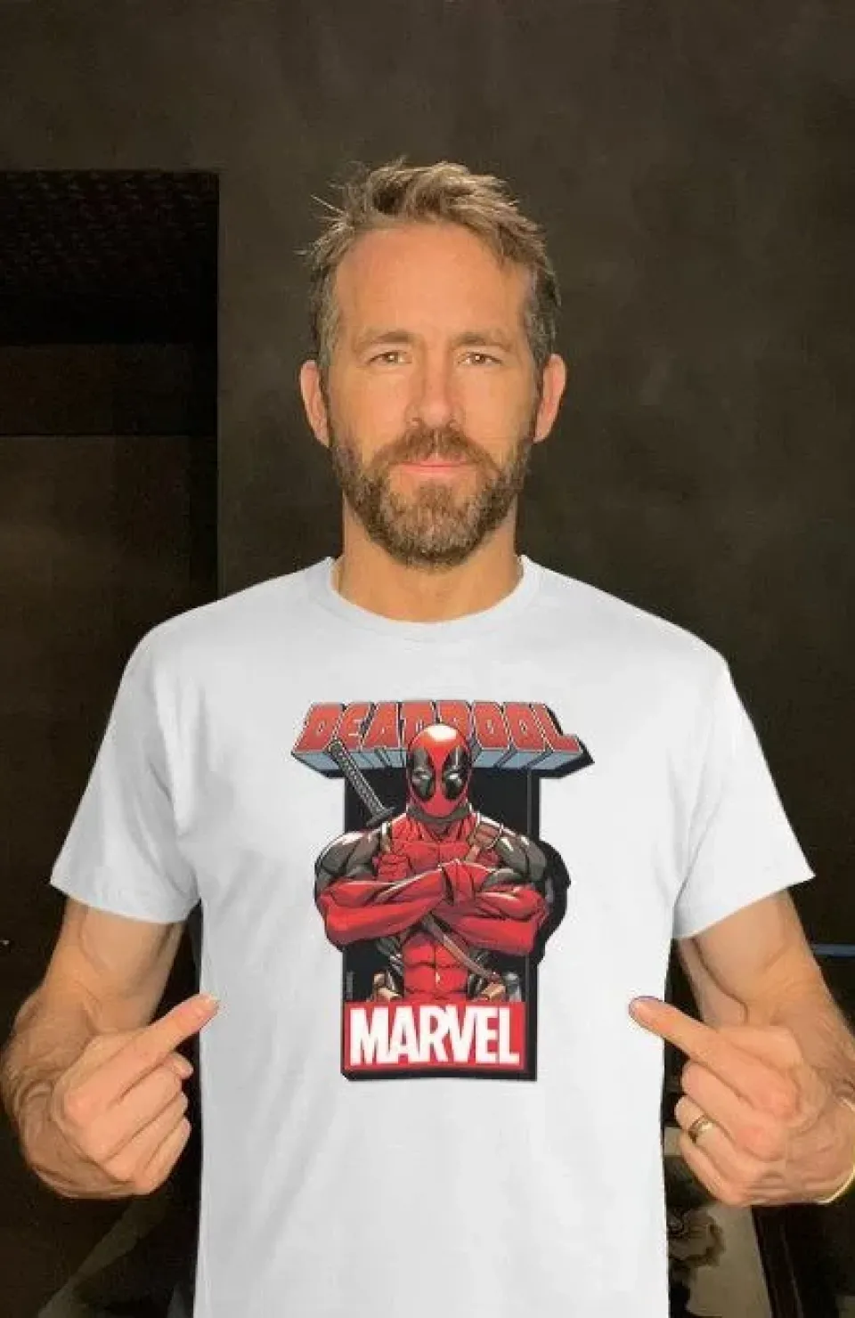 Unisex Bisiklet Yaka Baskılı Oversize T-Shirt - Beyaz