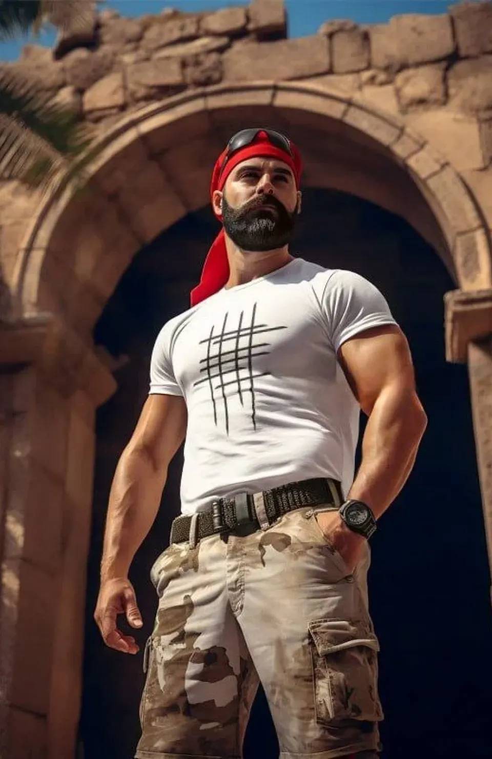 Unisex Bisiklet Yaka Baskılı Oversize T-Shirt - Beyaz Somersan Giyim | Kadın, Erkek ve Çocuk Moda