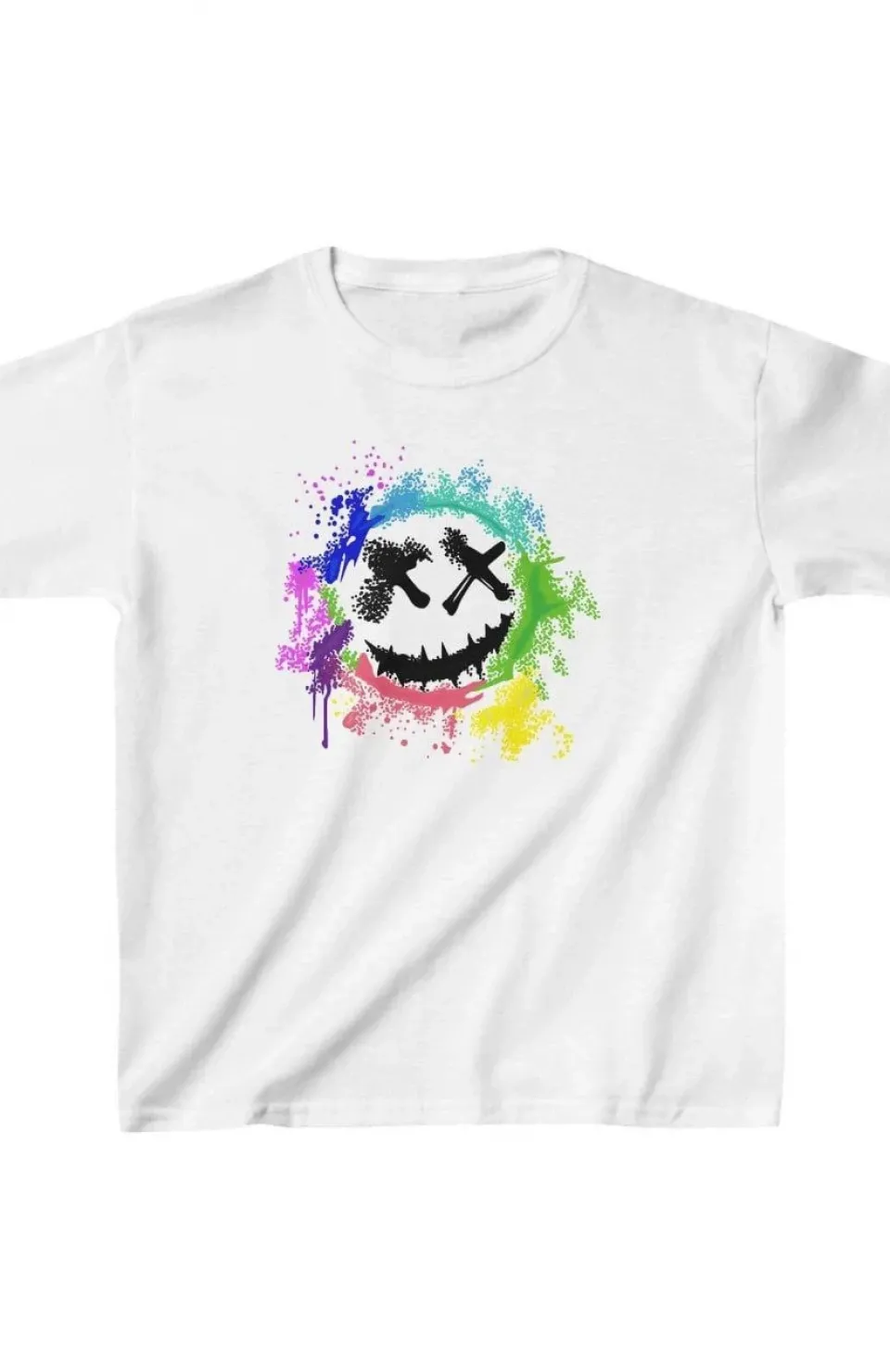 Unisex Çocuk Baskılı T-Shirt - Beyaz Somersan Giyim | Kadın, Erkek ve Çocuk Moda