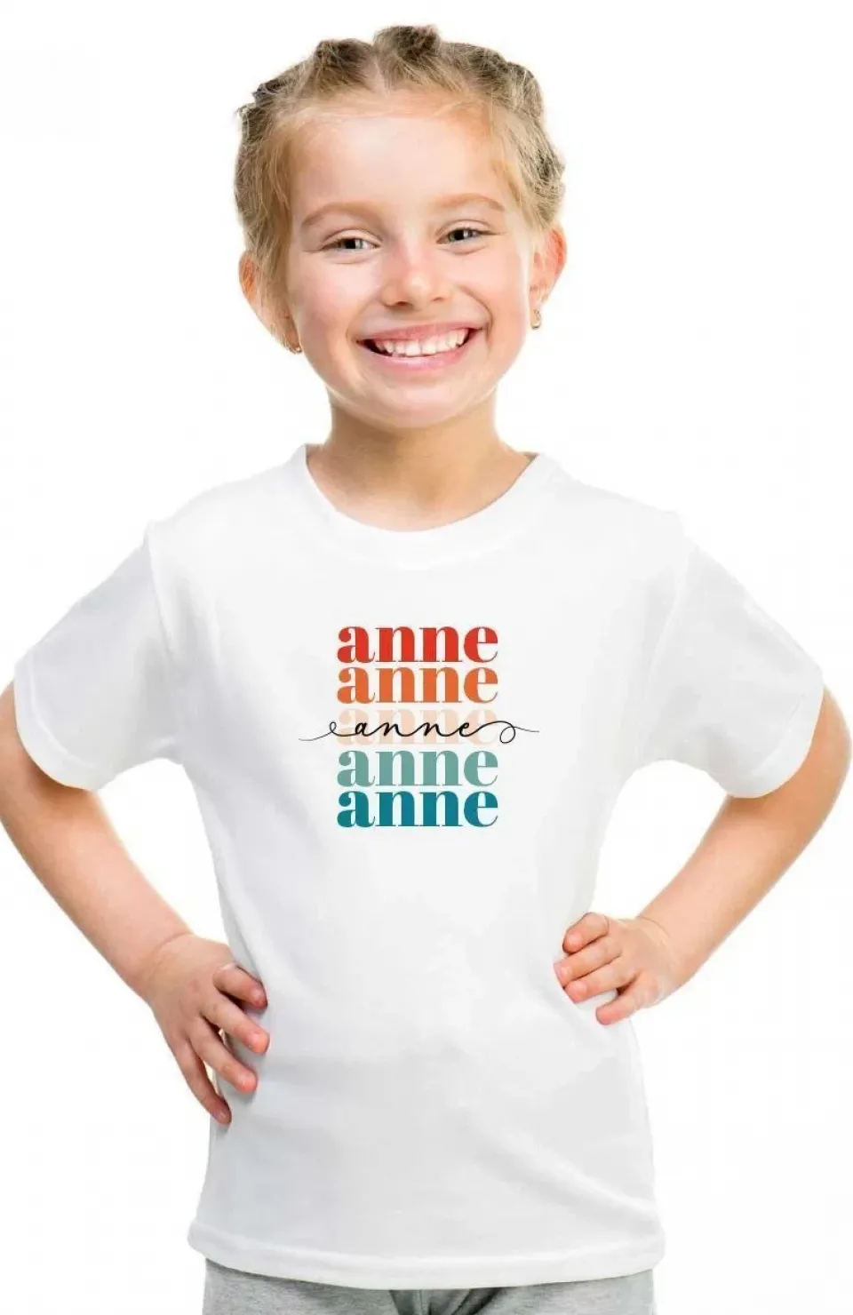 Unisex Çocuk Baskılı T-Shirt - Beyaz Somersan Giyim | Kadın, Erkek ve Çocuk Moda