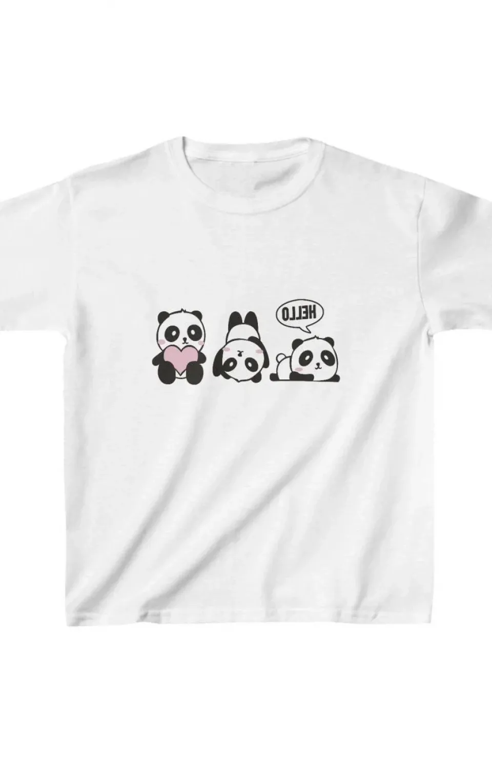 Unisex Çocuk Baskılı T-Shirt - Beyaz Somersan Giyim | Kadın, Erkek ve Çocuk Moda