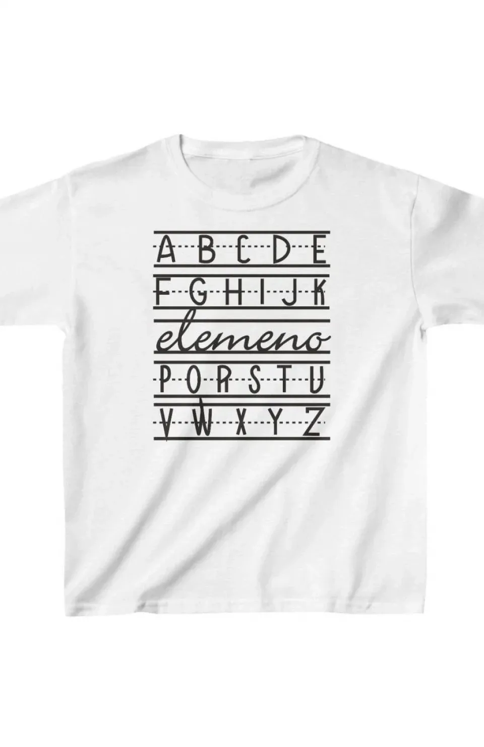 Unisex Çocuk Baskılı T-Shirt - Beyaz Somersan Giyim | Kadın, Erkek ve Çocuk Moda