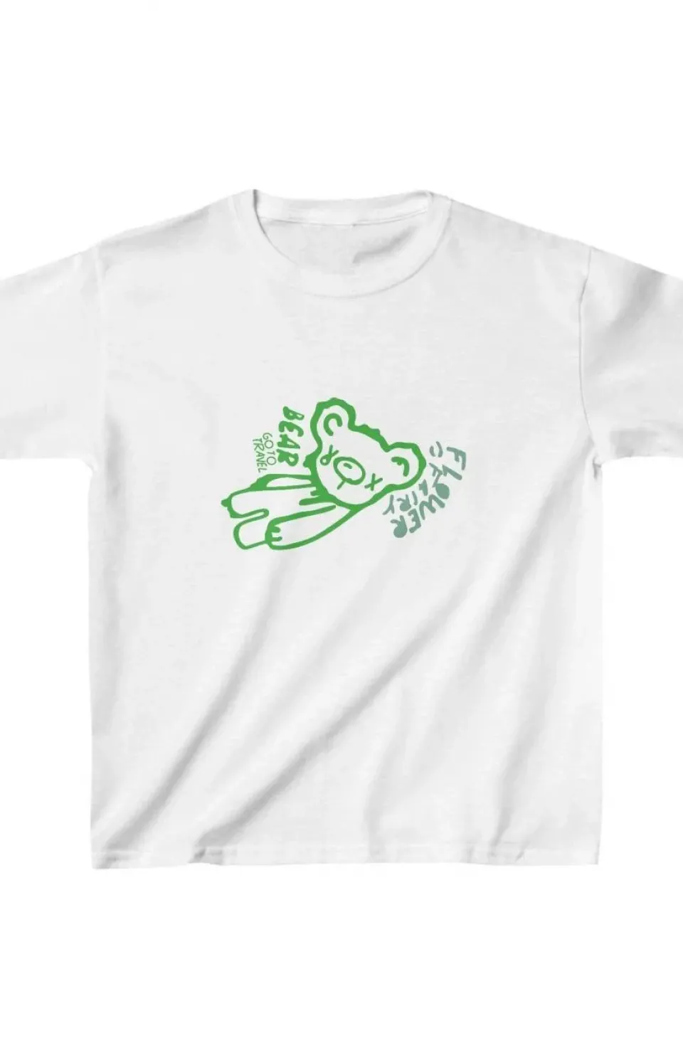 Unisex Çocuk Baskılı T-Shirt - Beyaz Somersan Giyim | Kadın, Erkek ve Çocuk Moda