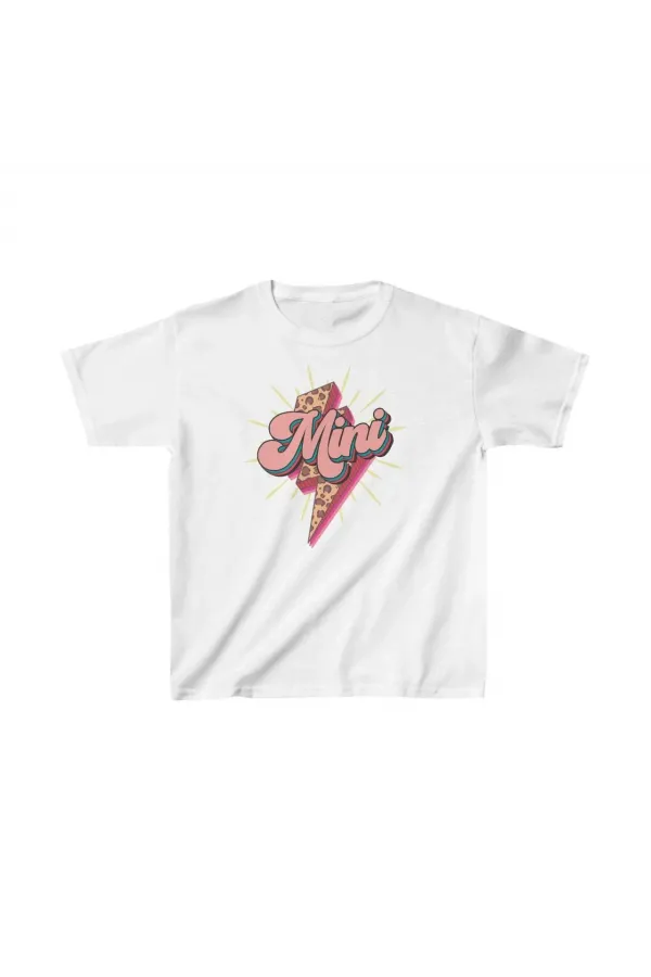 Unisex Çocuk Baskılı T-Shirt - Beyaz