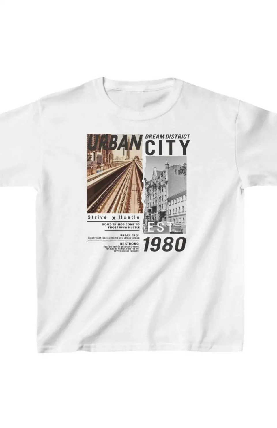 Unisex Çocuk Baskılı T-Shirt - Beyaz Somersan Giyim | Kadın, Erkek ve Çocuk Moda