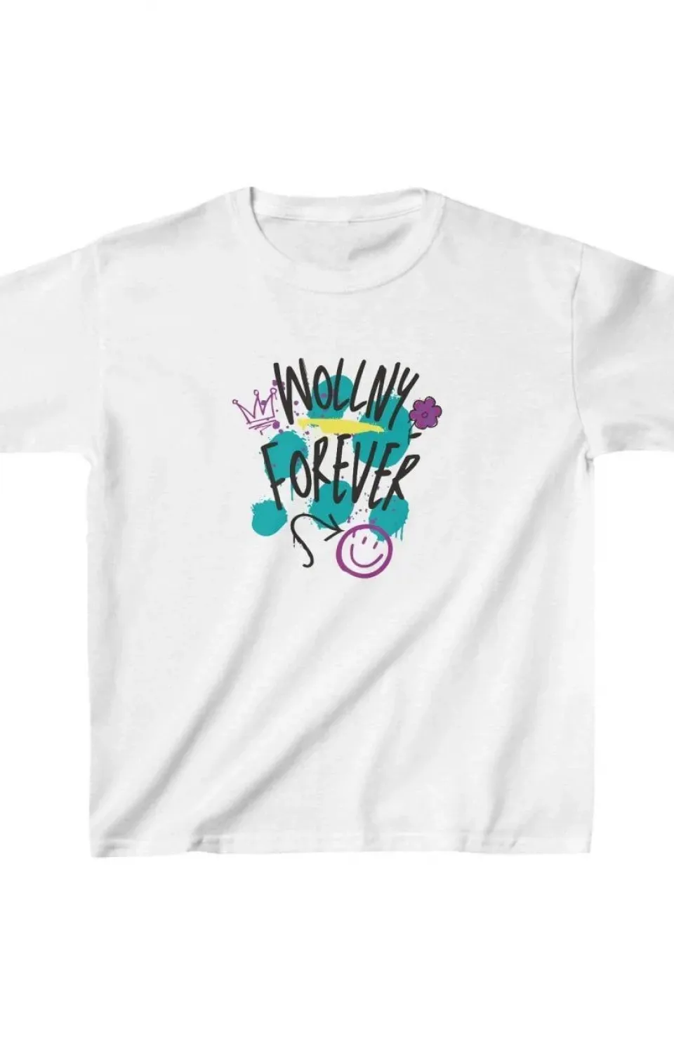 Unisex Çocuk Baskılı T-Shirt - Beyaz Somersan Giyim | Kadın, Erkek ve Çocuk Moda