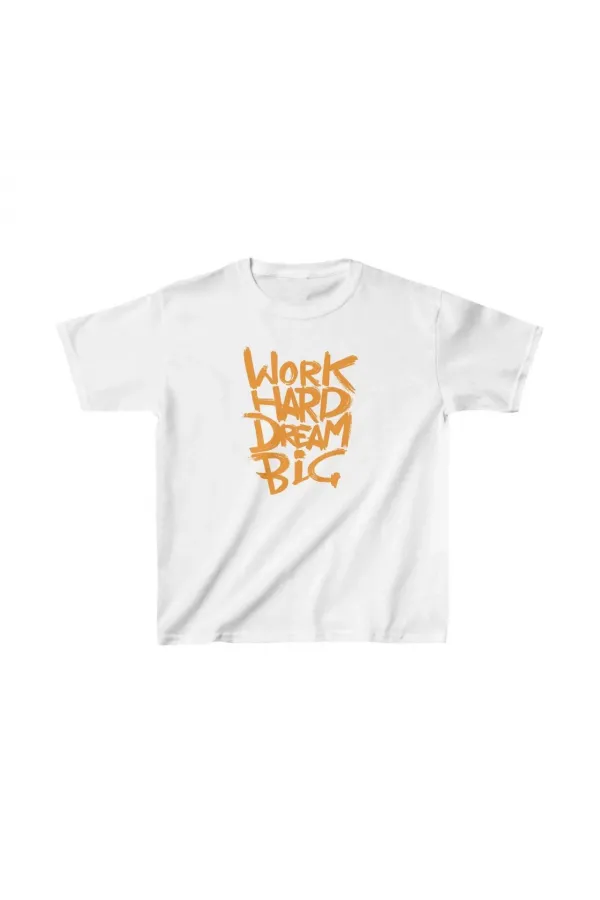 Unisex Çocuk Baskılı T-Shirt - Beyaz