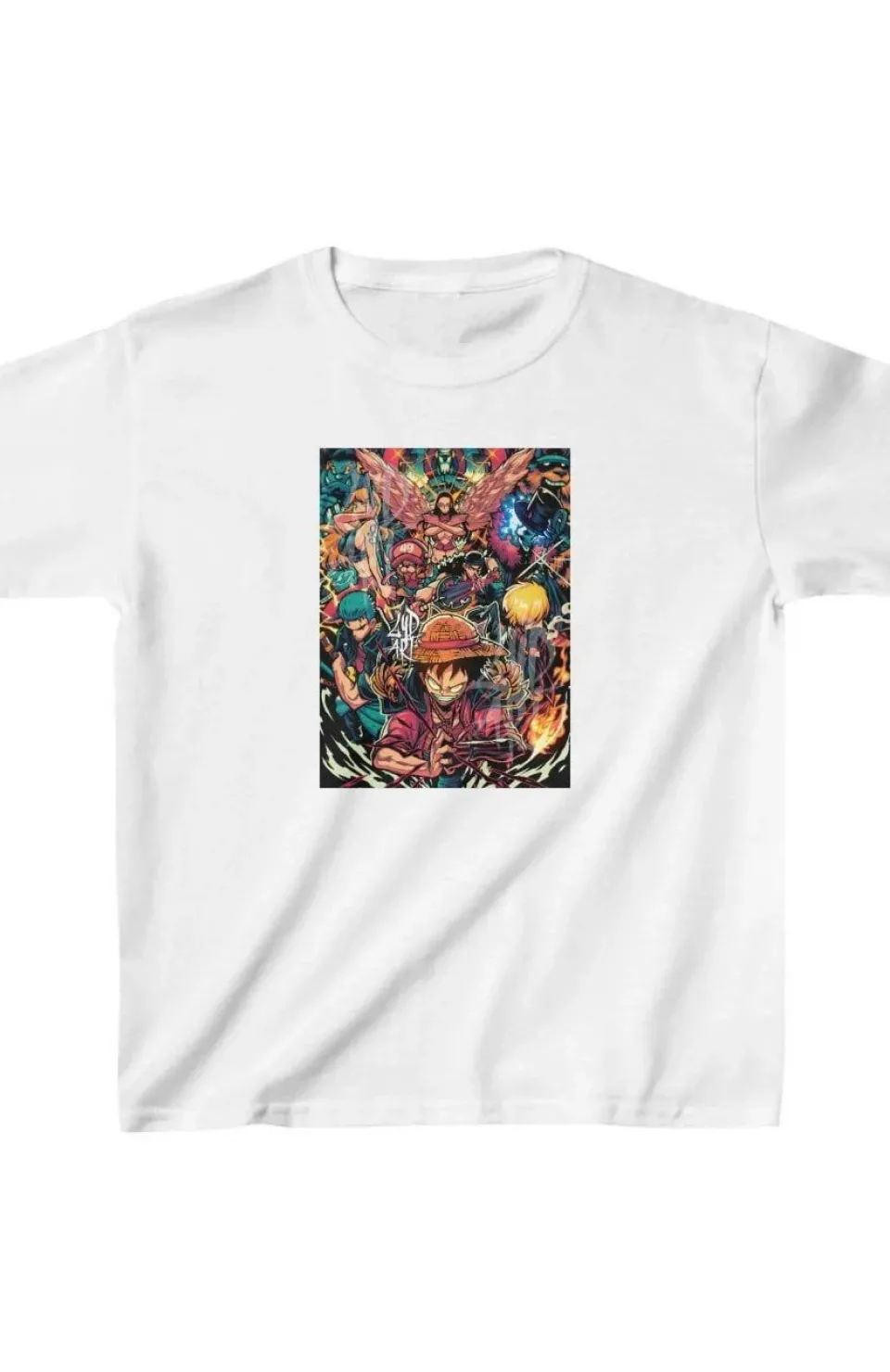 Unisex Çocuk Baskılı T-Shirt - Beyaz Somersan Giyim | Kadın, Erkek ve Çocuk Moda