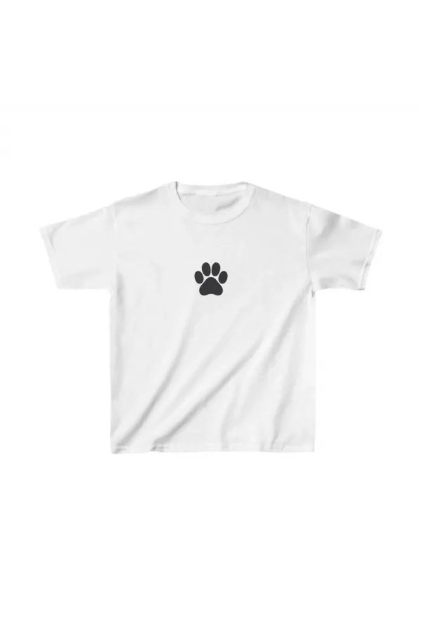 Unisex Çocuk Baskılı T-Shirt - Beyaz