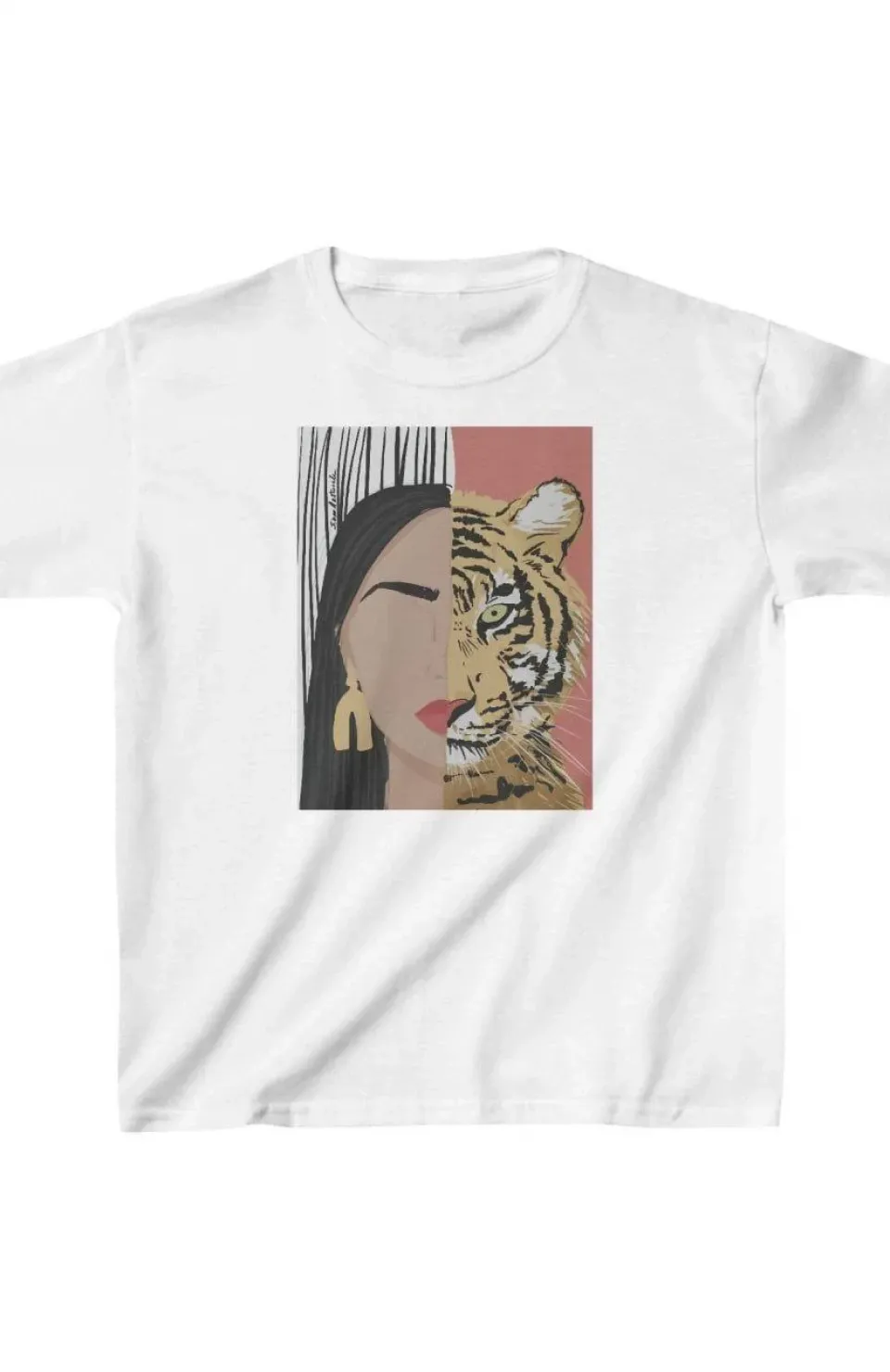 Unisex Çocuk Baskılı T-Shirt - Beyaz Somersan Giyim | Kadın, Erkek ve Çocuk Moda