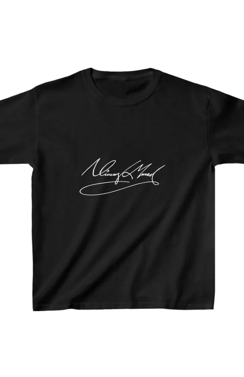 Unisex Çocuk Baskılı T-Shirt - Siyah