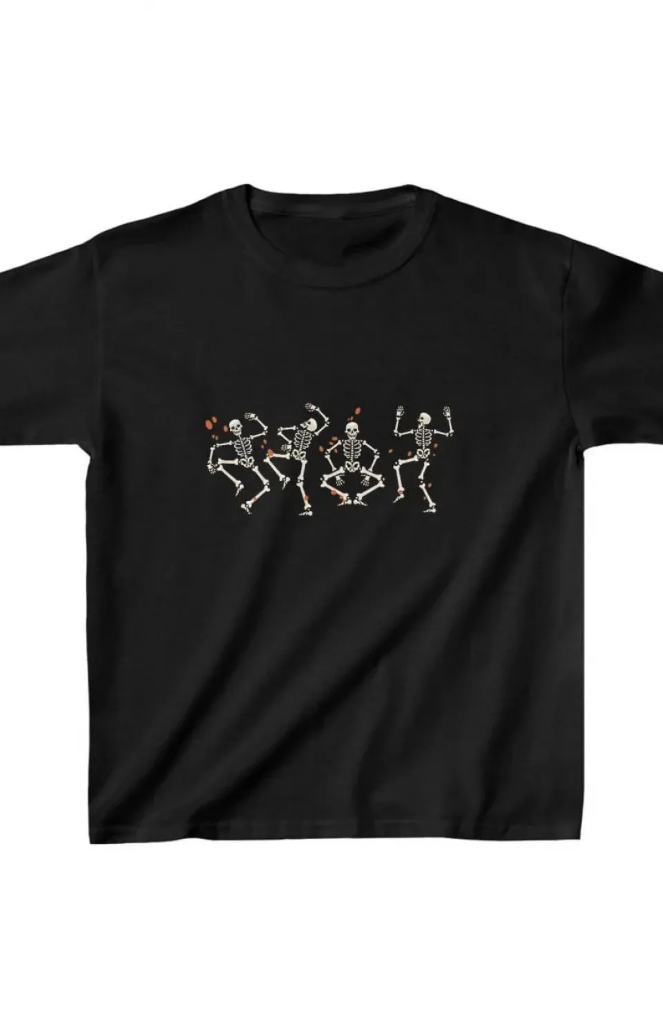 Unisex Çocuk Baskılı T-Shirt - Siyah