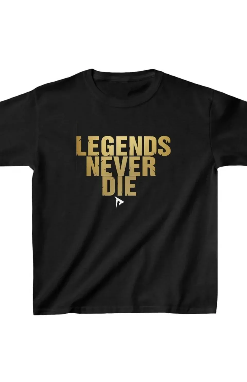 Unisex Çocuk Baskılı T-Shirt - Siyah