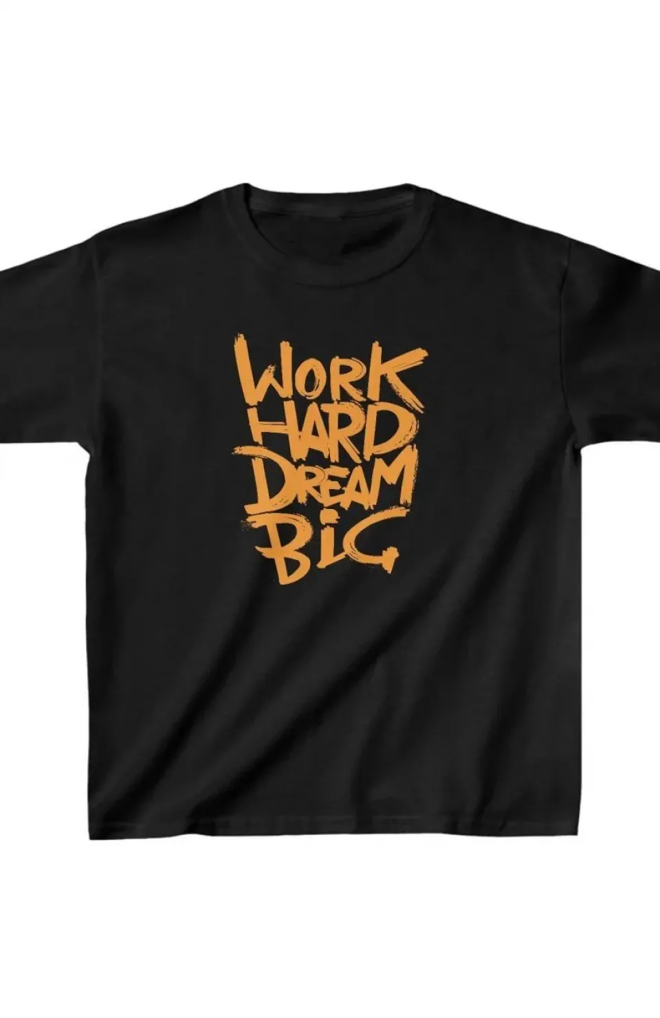 Unisex Çocuk Baskılı T-Shirt - Siyah