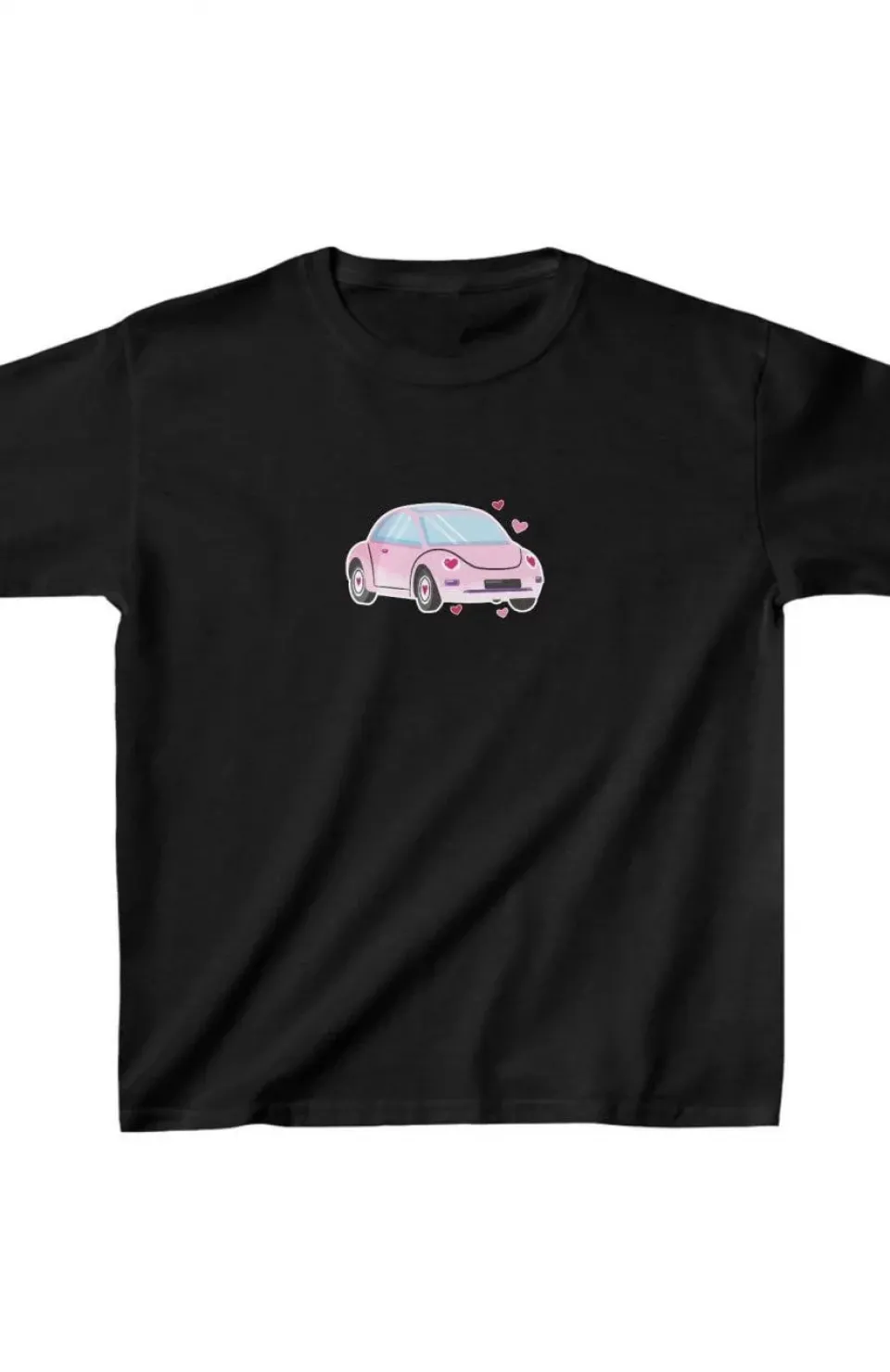 Unisex Çocuk Baskılı T-Shirt - Siyah