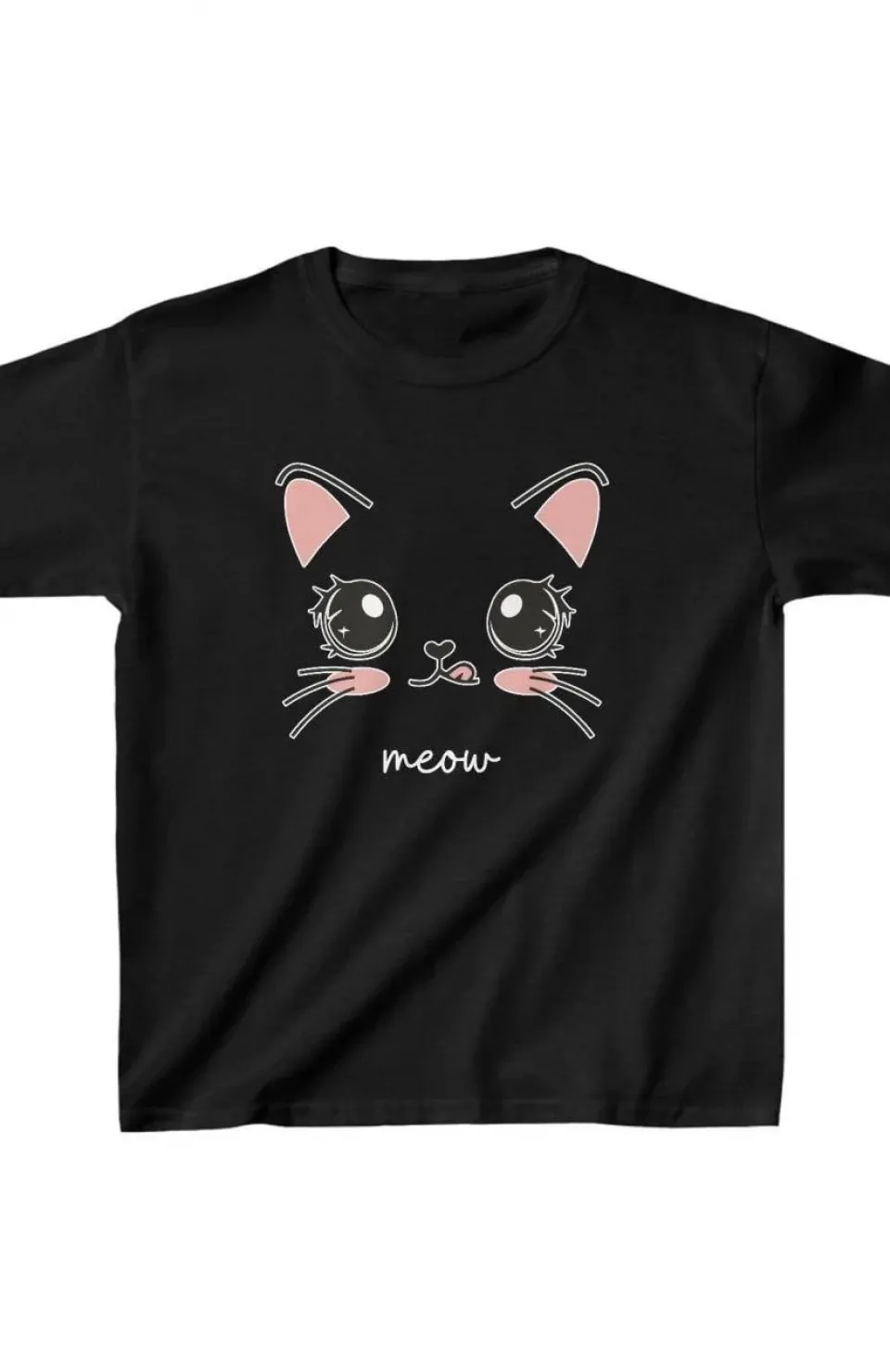 Unisex Çocuk Baskılı T-Shirt - Siyah Somersan Giyim | Kadın, Erkek ve Çocuk Moda