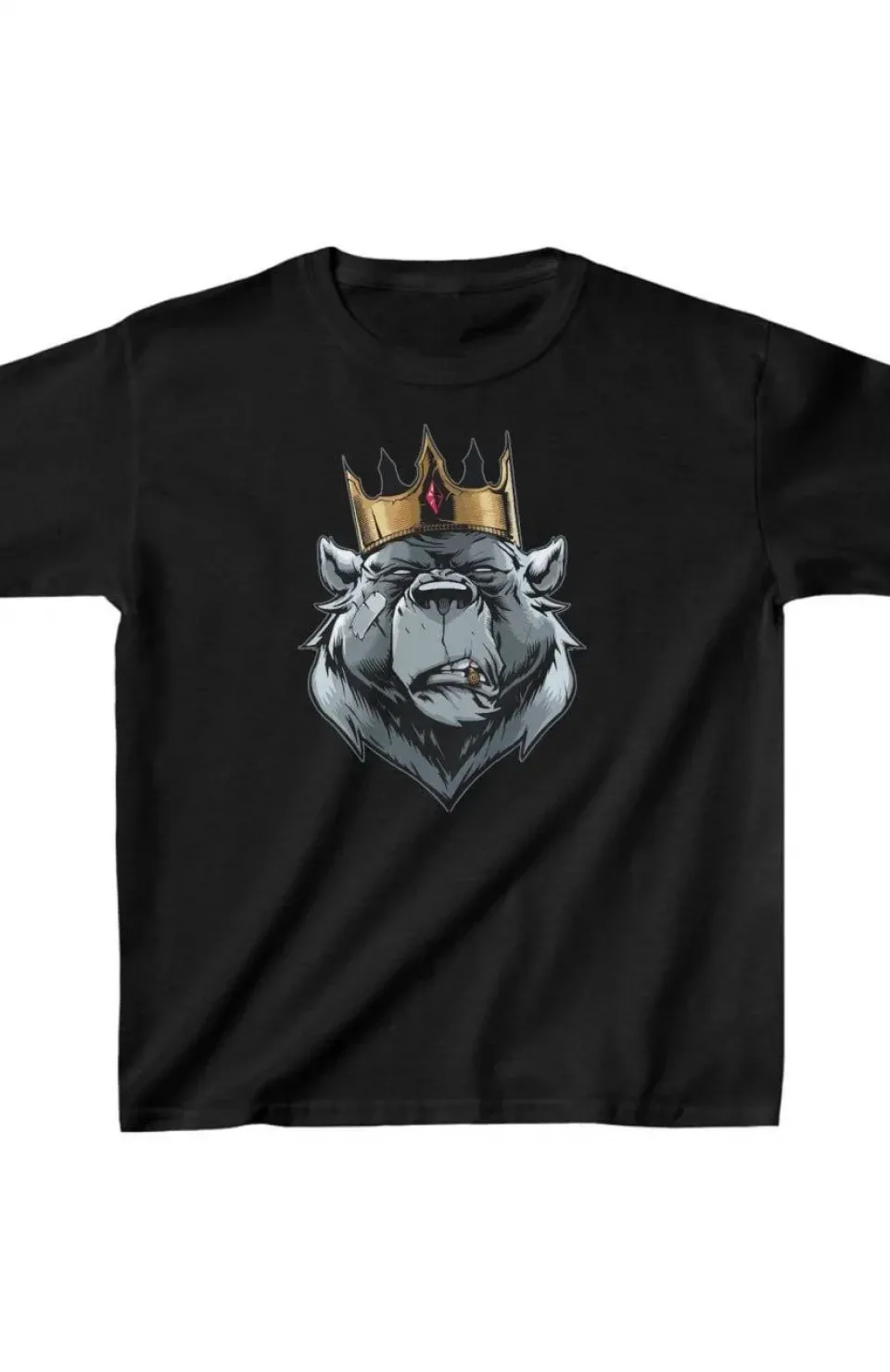 Unisex Çocuk Baskılı T-Shirt - Siyah Somersan Giyim | Kadın, Erkek ve Çocuk Moda