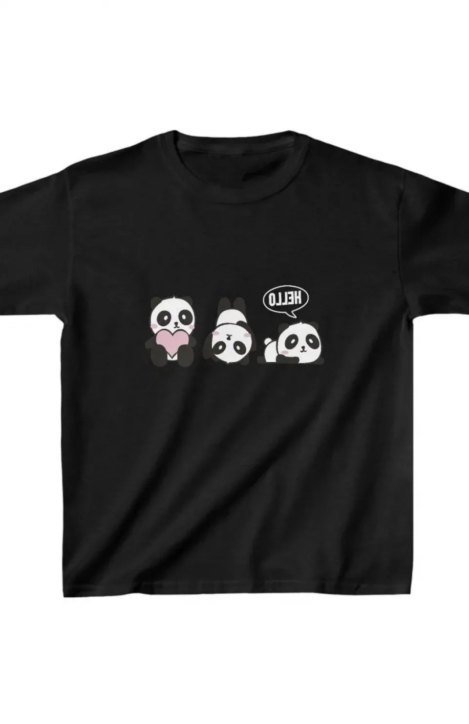 Unisex Çocuk Baskılı T-Shirt - Siyah Somersan Giyim | Kadın, Erkek ve Çocuk Moda