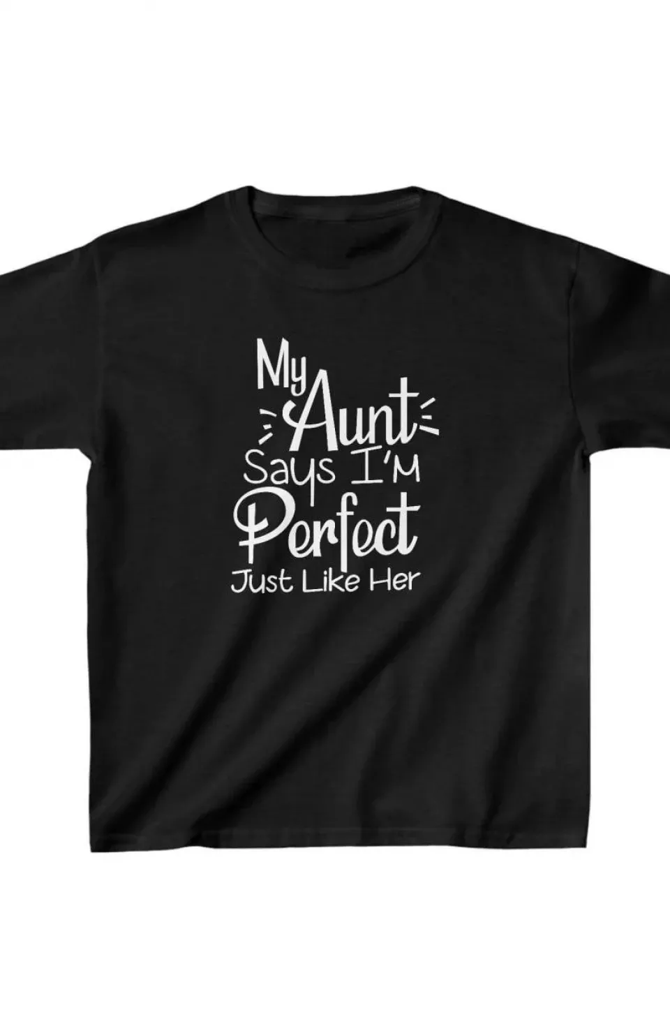 Unisex Çocuk Baskılı T-Shirt - Siyah Somersan Giyim | Kadın, Erkek ve Çocuk Moda