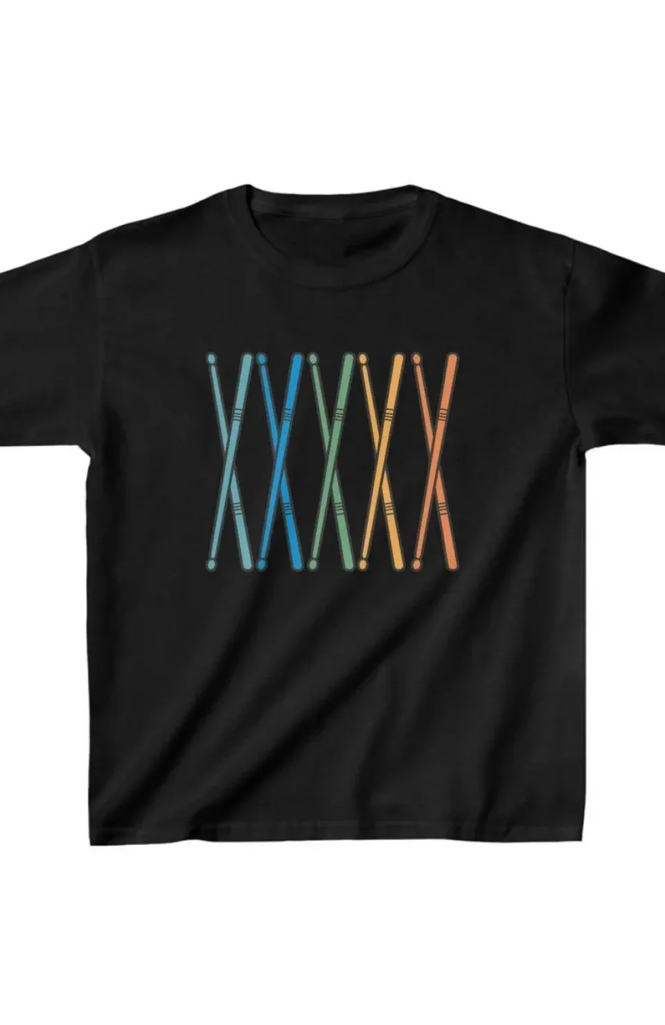 Unisex Çocuk Baskılı T-Shirt - Siyah Somersan Giyim | Kadın, Erkek ve Çocuk Moda