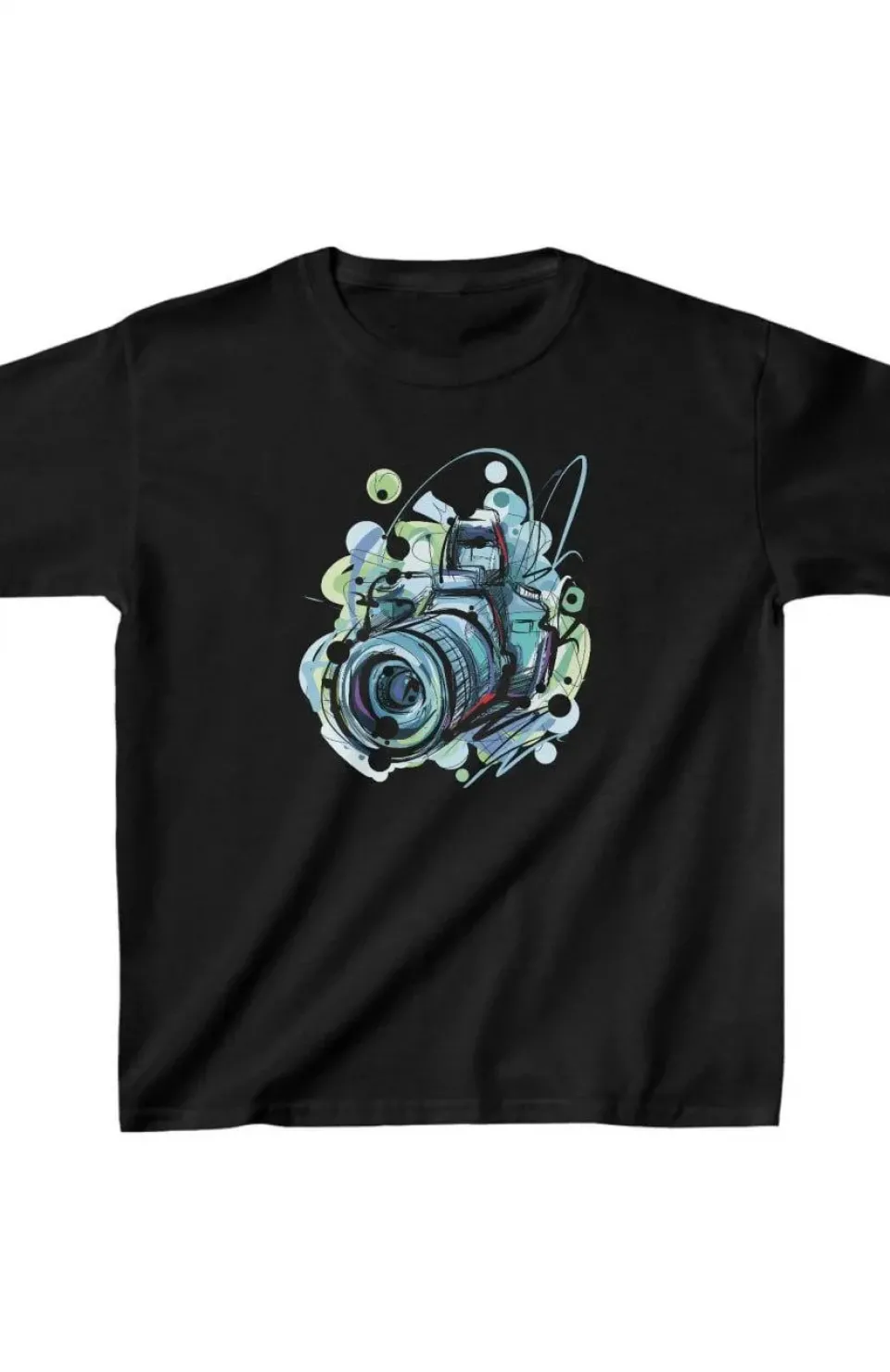 Unisex Çocuk Baskılı T-Shirt - Siyah Somersan Giyim | Kadın, Erkek ve Çocuk Moda