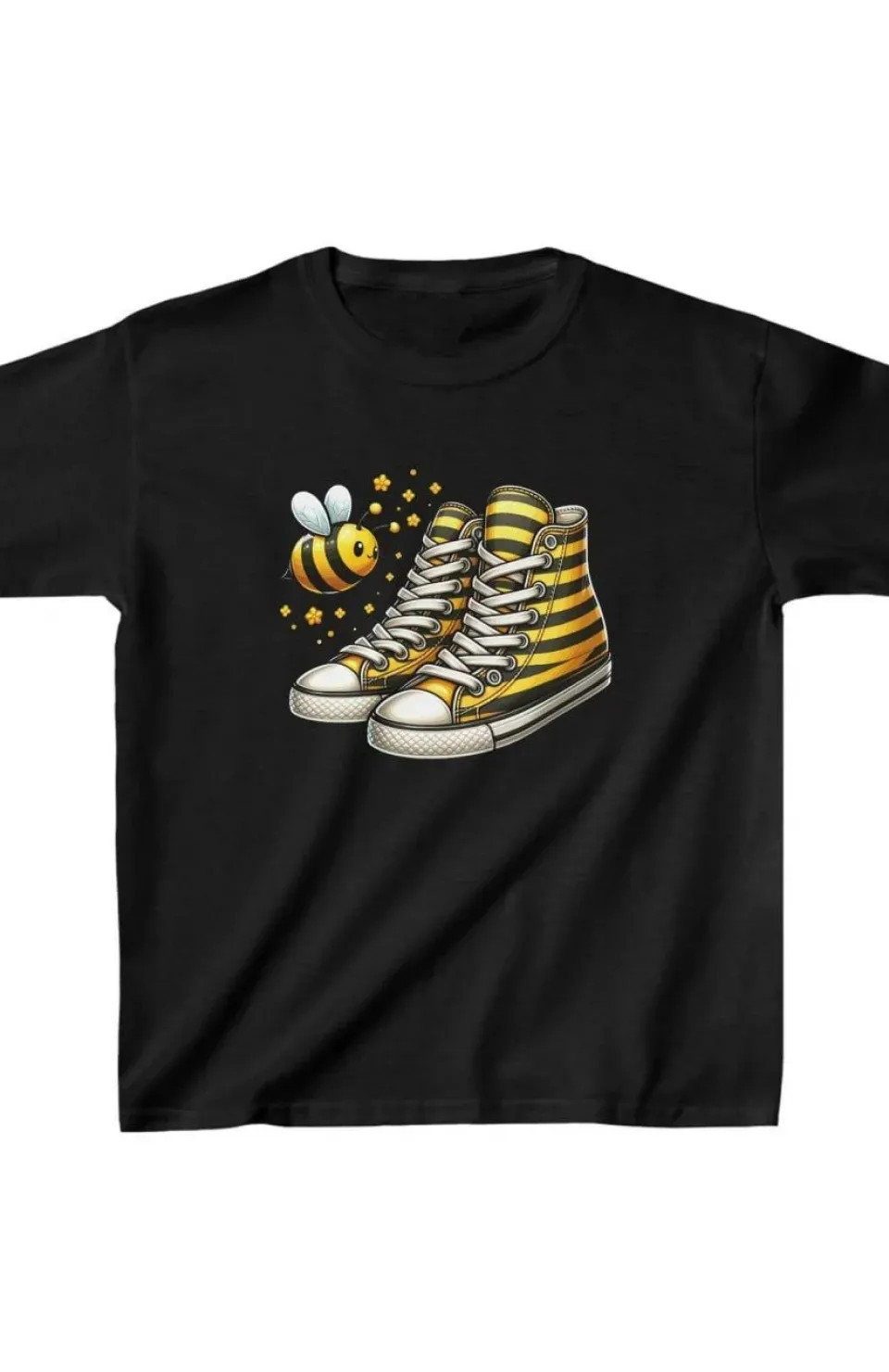 Unisex Çocuk Baskılı T-Shirt - Siyah Somersan Giyim | Kadın, Erkek ve Çocuk Moda