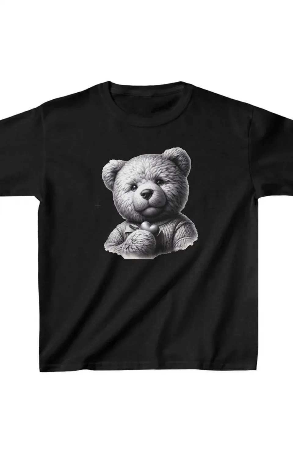 Unisex Çocuk Baskılı T-Shirt - Siyah Somersan Giyim | Kadın, Erkek ve Çocuk Moda