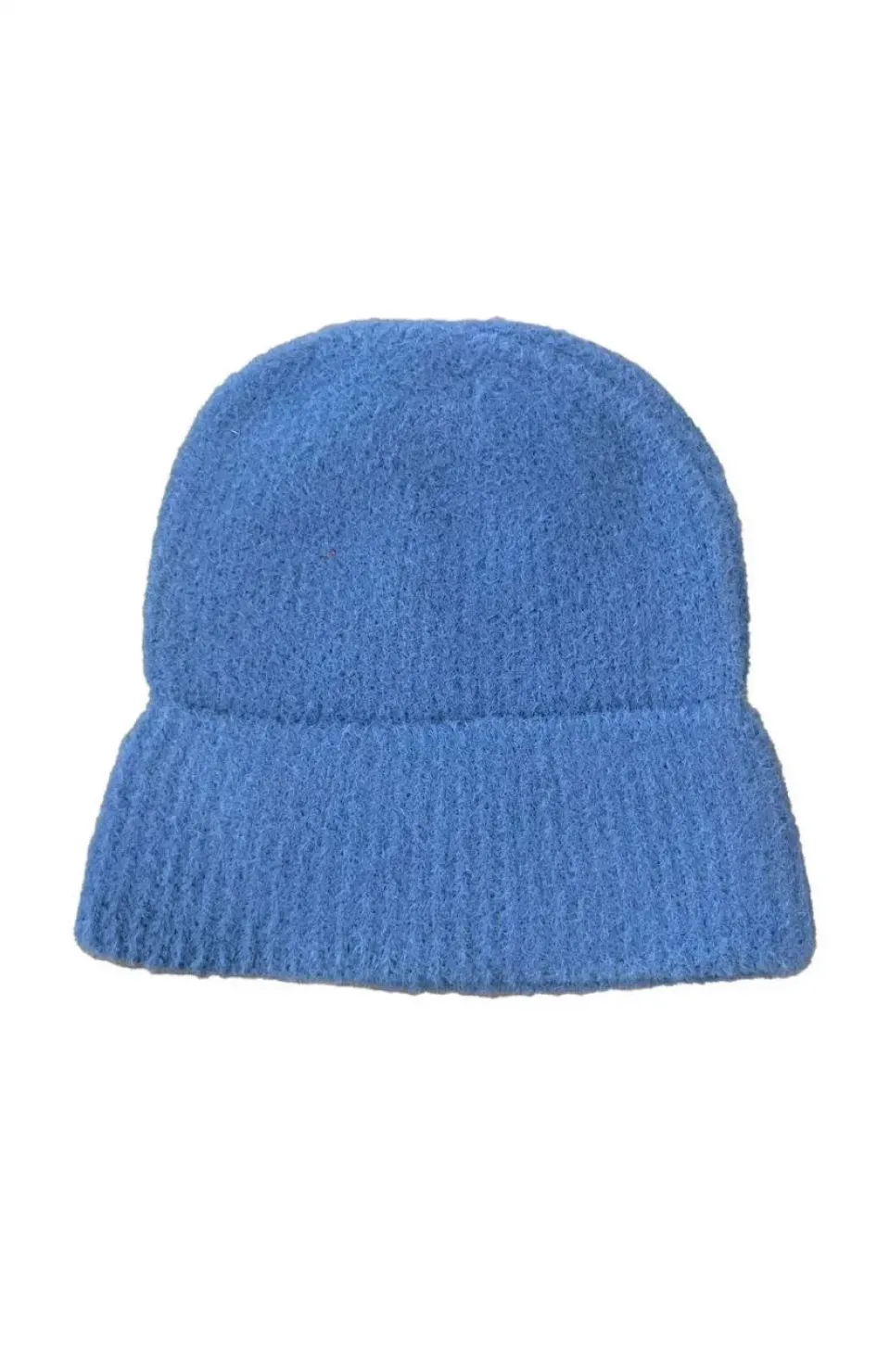 Unisex Tam Kalıp İnce Sakallı Triko Bere - Indigo