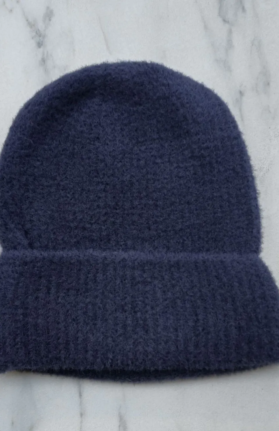 Unisex Tam Kalıp İnce Sakallı Triko Bere - Lacivert Somersan Giyim | Kadın, Erkek ve Çocuk Moda