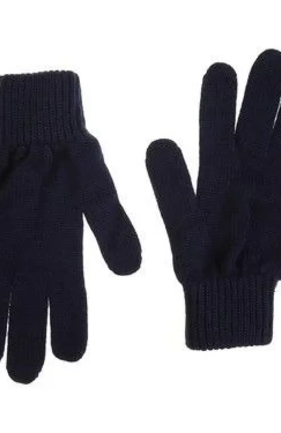 Unisex Triko Dokuma Eldiven - Siyah